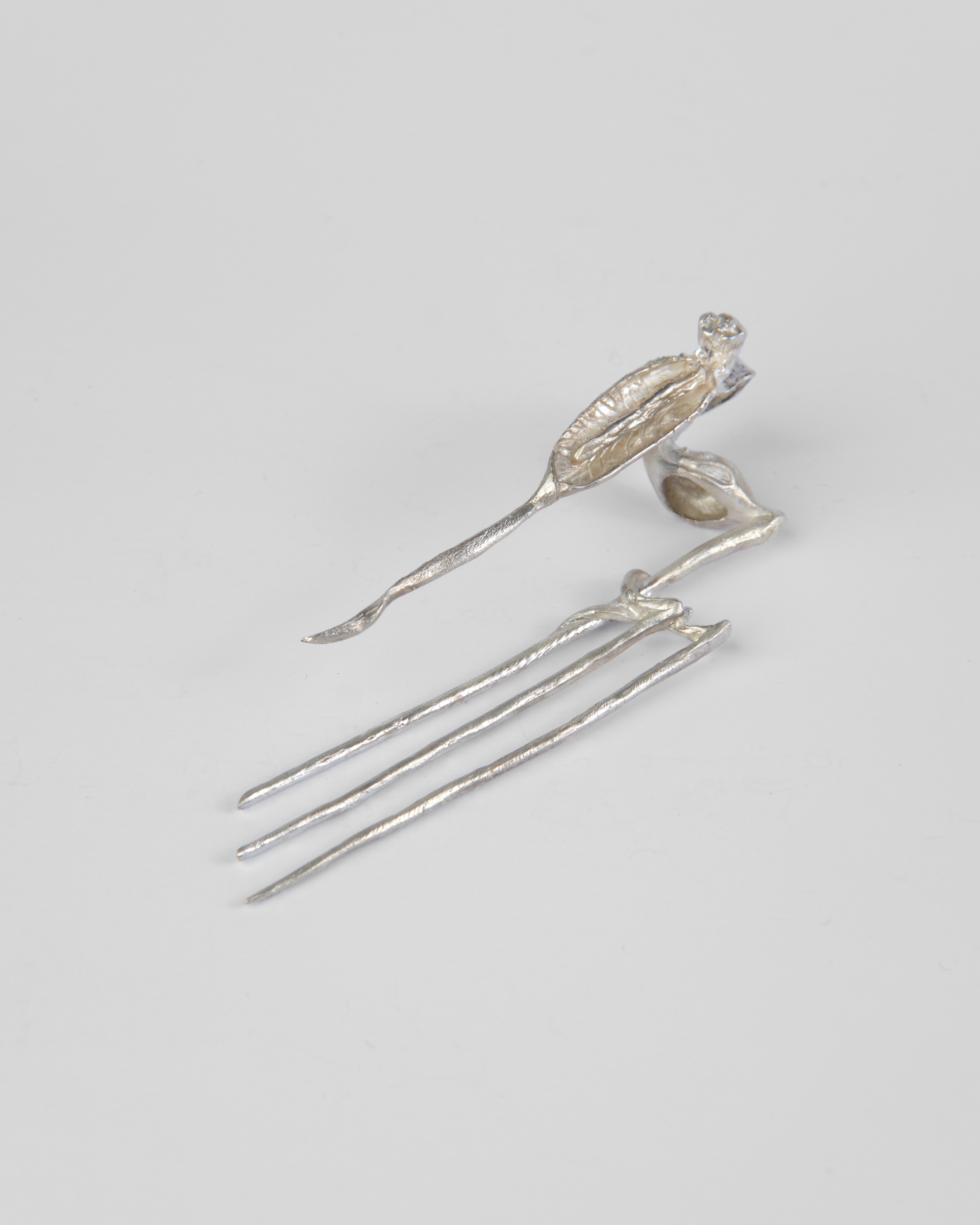 Silver Ananga Hairpiece