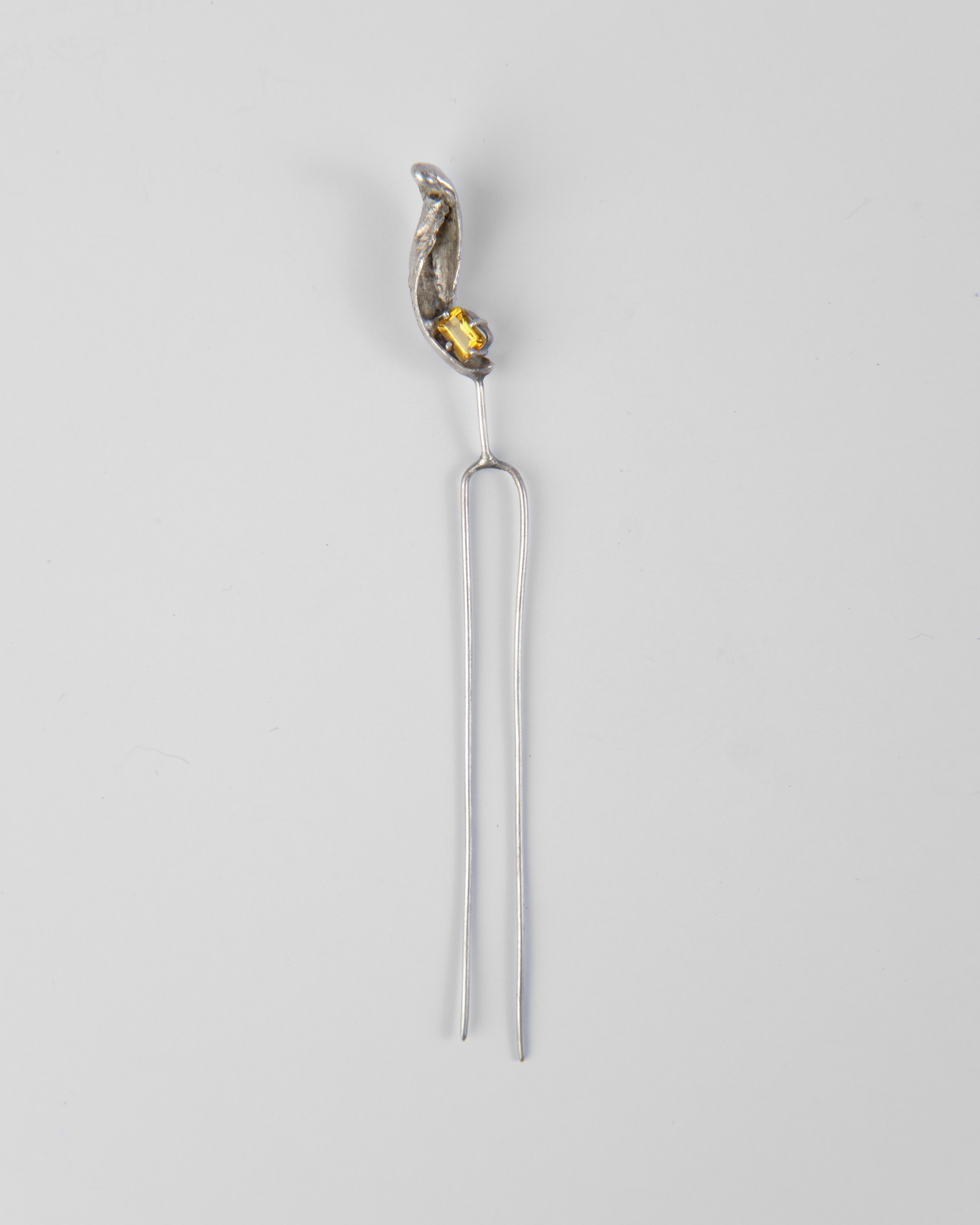 Silver Upadha Hairpin
