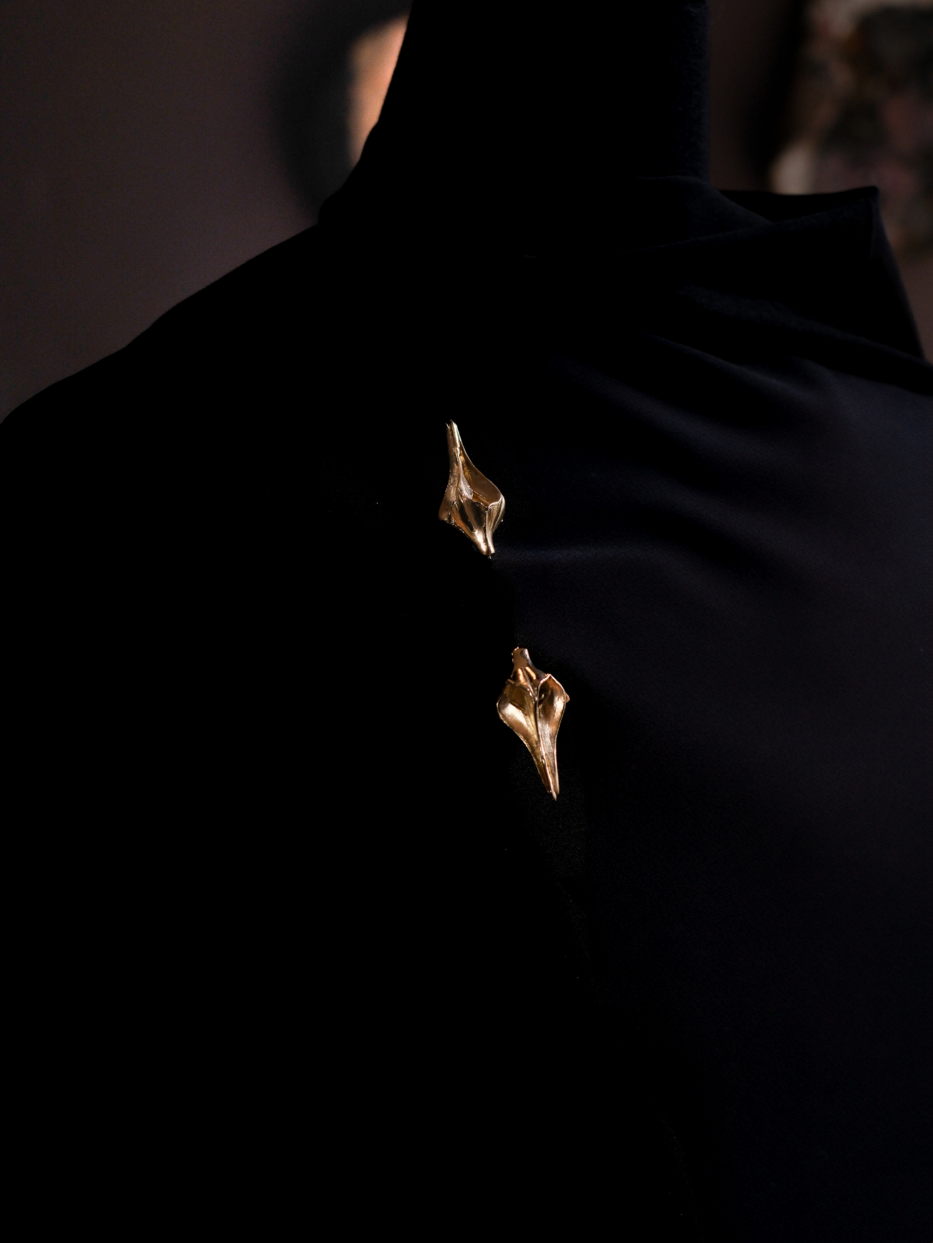 Gold Vajra Brooch