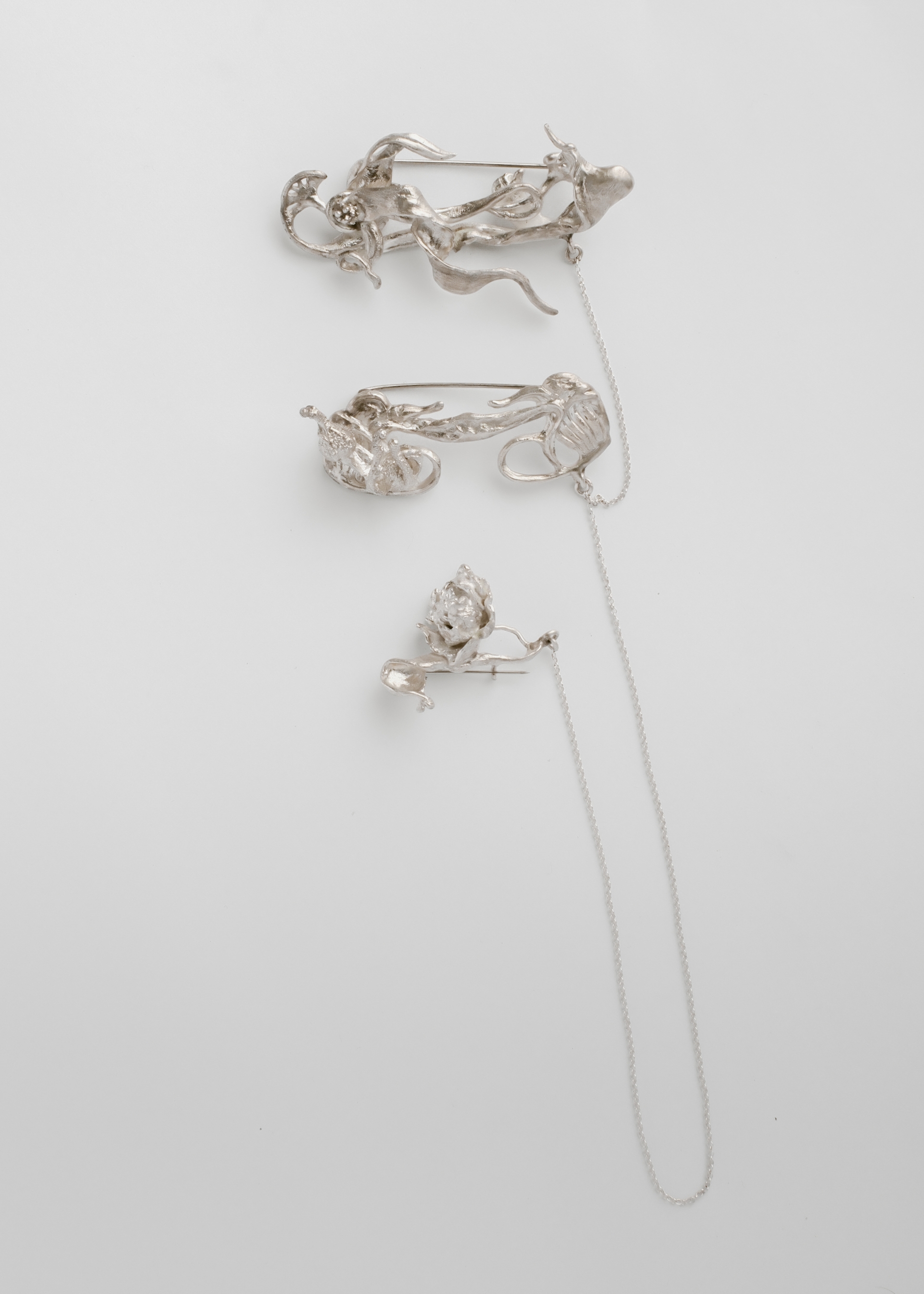 Silver Ilang Brooch
